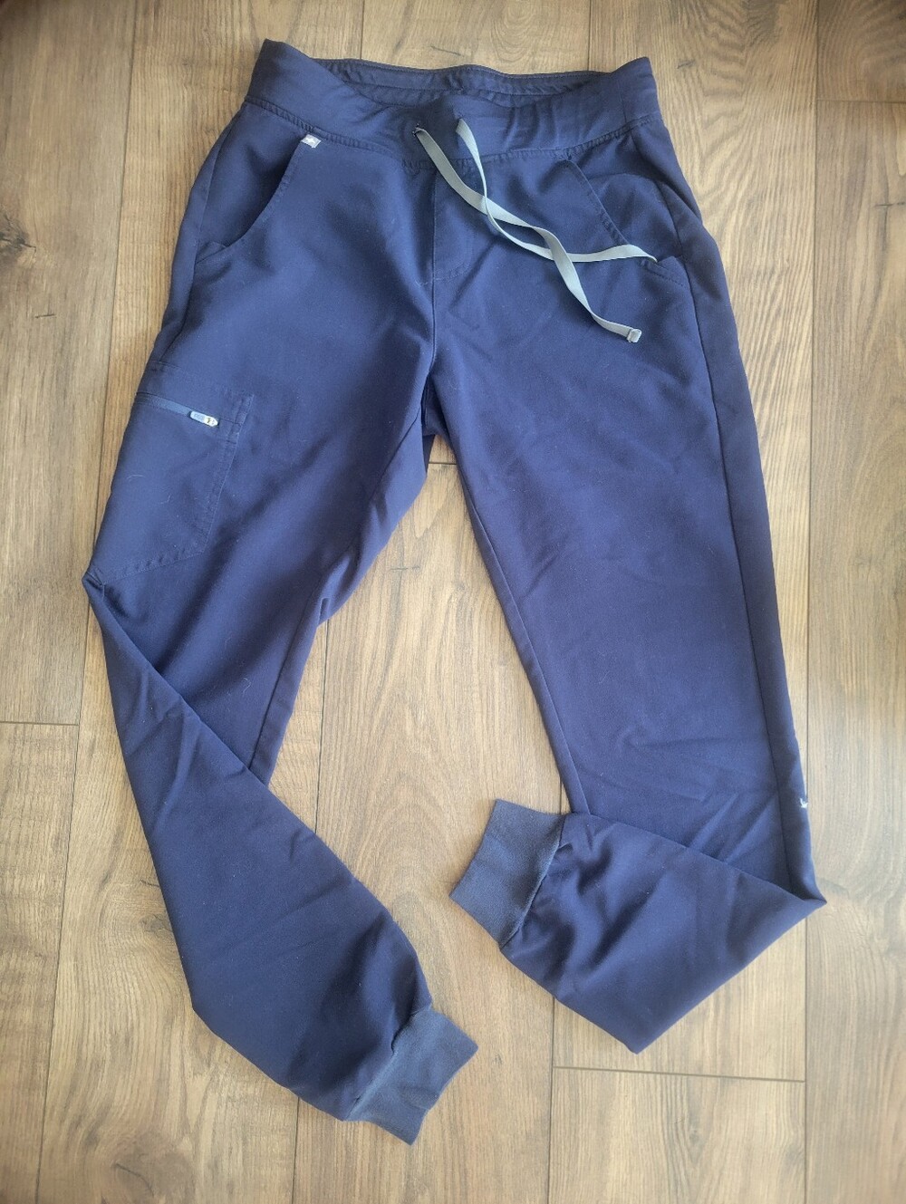 Figs Zamora Jogger Scrub Pants Size Small Tall Navy - Picture 2 of 5